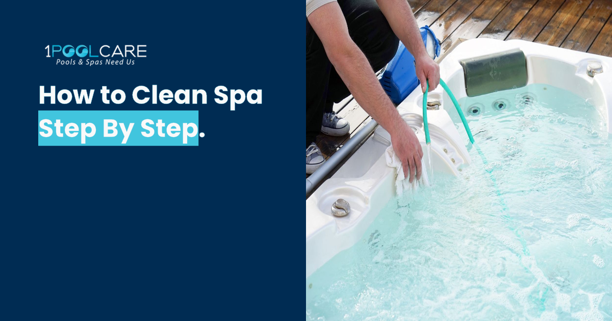 how to clean a spa