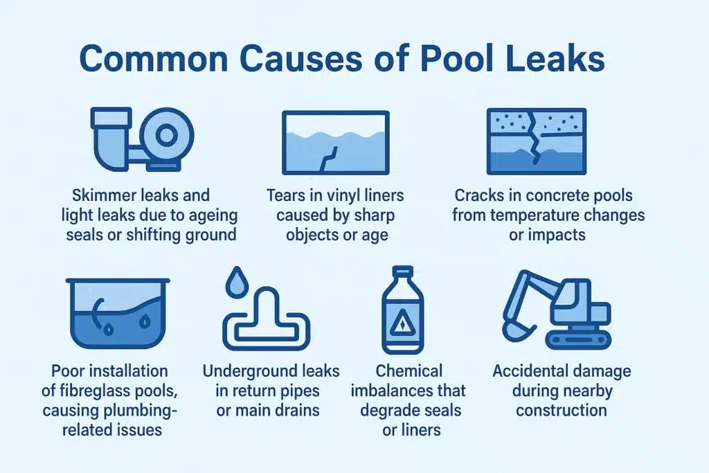 Common Causes Of Pool Leaks 1024x683