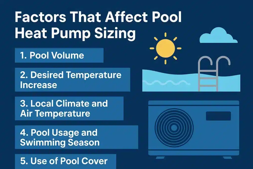 Factors That Affect Pool Heat Pump Sizing 1024x683