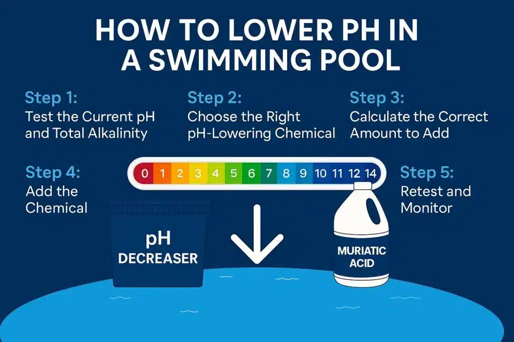 How to Lower pH Level in a Swimming Pool How To Lower Ph In A Swimming Pool 1024x683