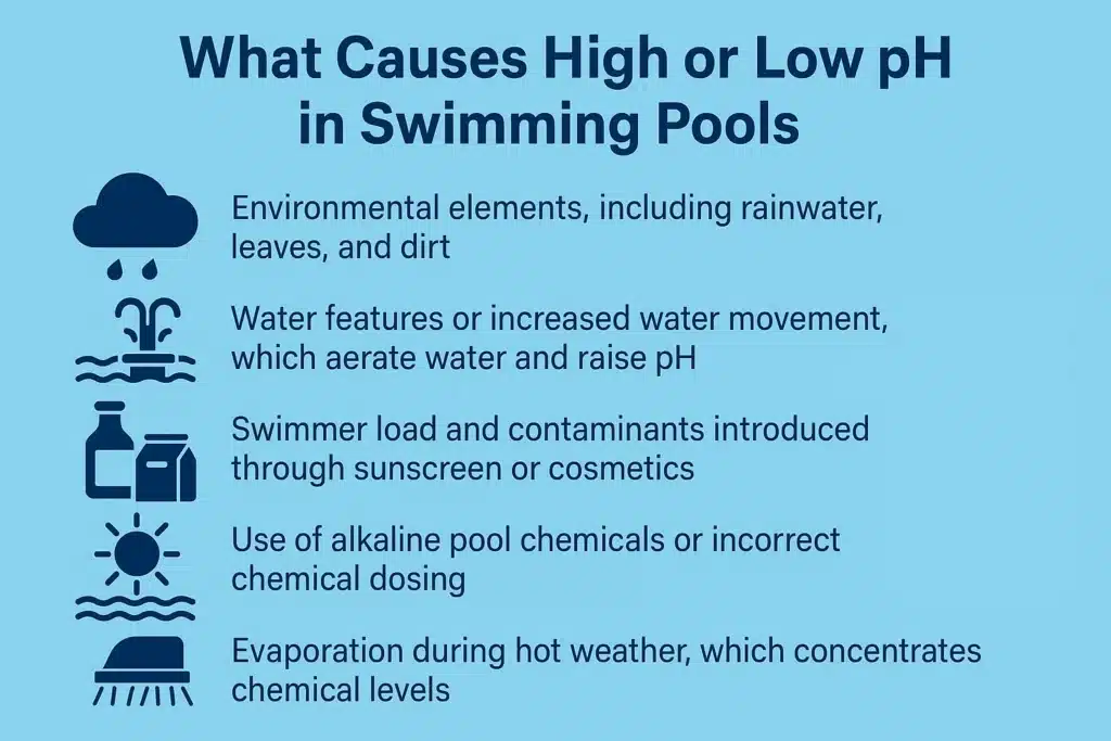 How to Lower pH Level in a Swimming Pool What Causes High Or Low Ph In Swimming Pools 1024x683
