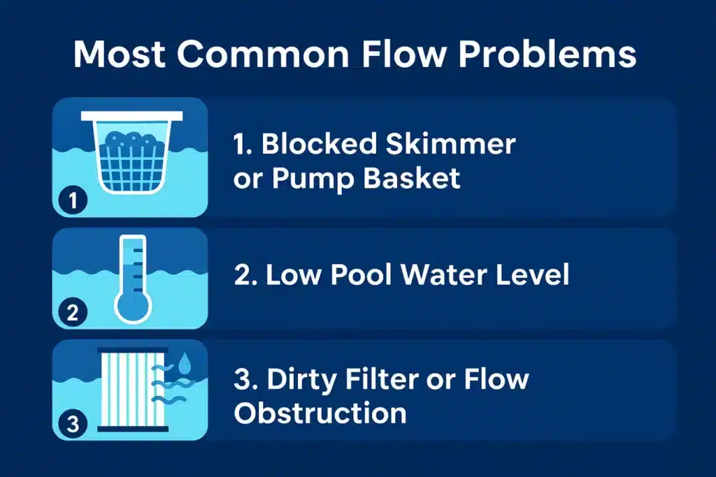 Pool Pump No Flow? No Problems Common Flow Problems 1024x683