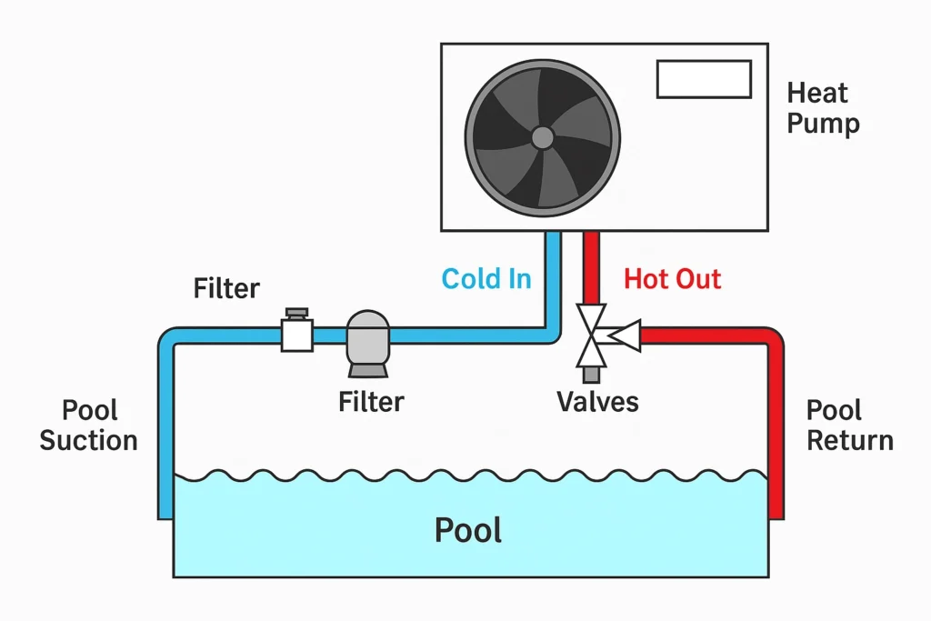 How Do A Pool Heat Pump Work 1024x683